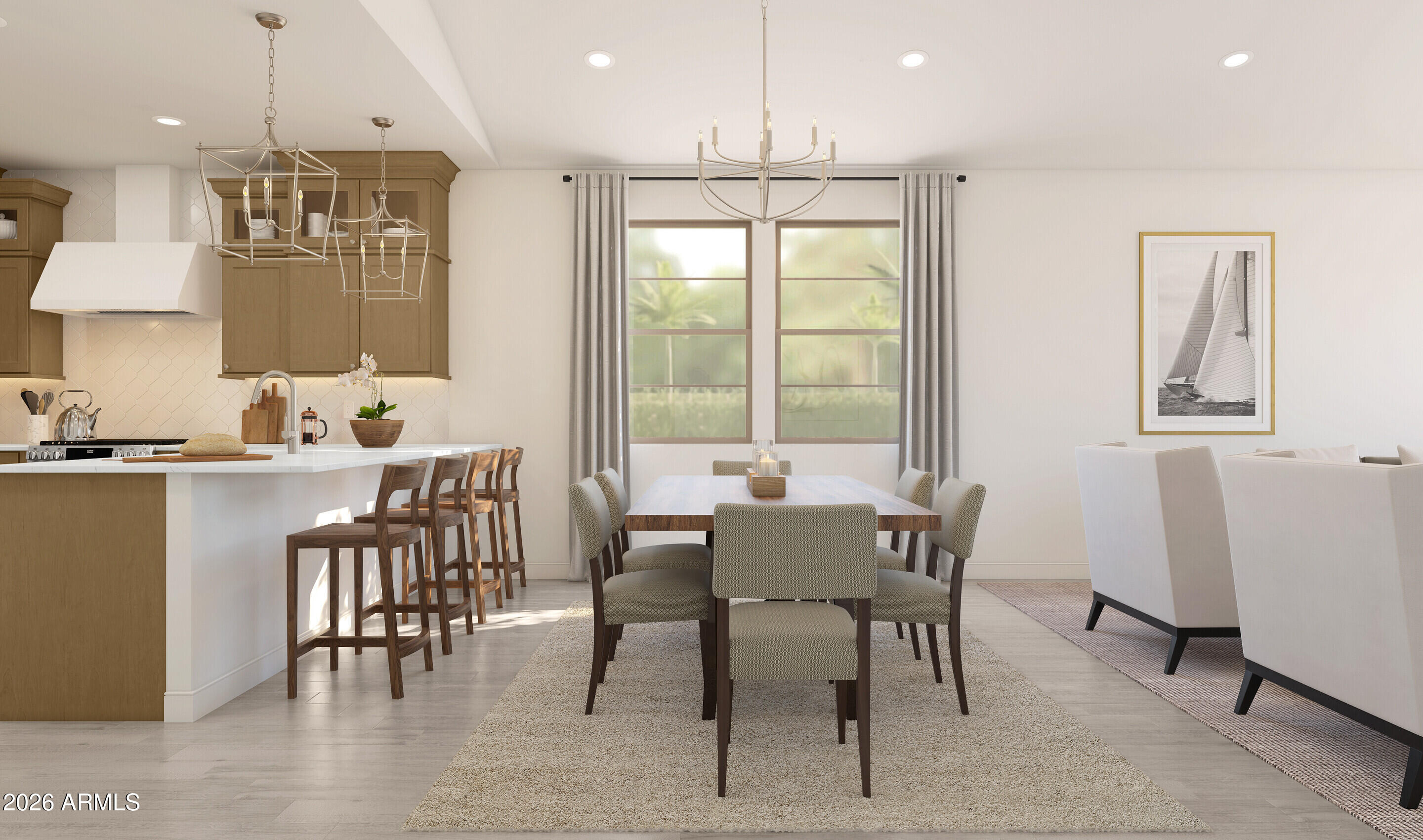 7771 West Sands Road Glendale, AZ 85303 - Photo 3 of 15 a view of a dining room with furniture window and wooden floor