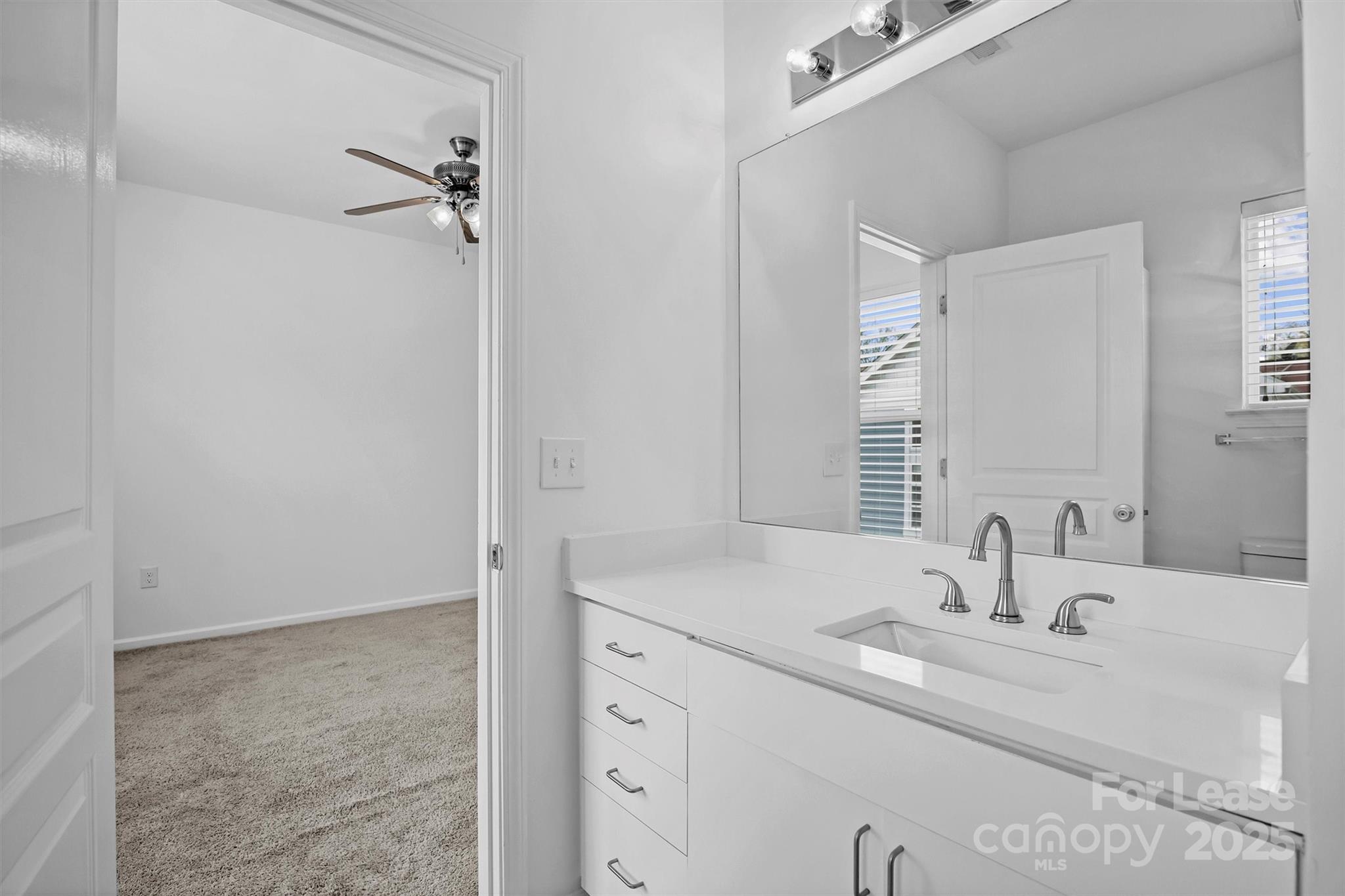 2252 Vision Drive Charlotte, NC 28203 - Photo 22 of 30 a bathroom with a sink and a mirror
