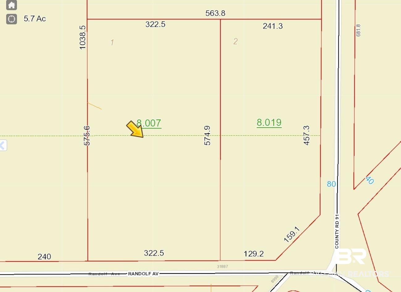Randolph Avenue Lillian, AL 36549 - Photo 4 of 11 322 X 575 Over 4 Acres