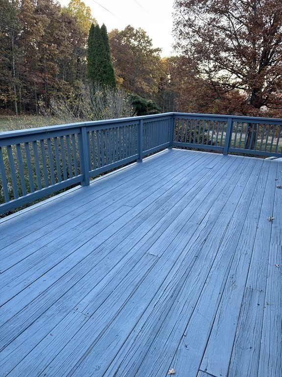 54 Old Gilbertville Road Ware, MA 01082 - Photo 17 of 19 a view of deck with wooden floor