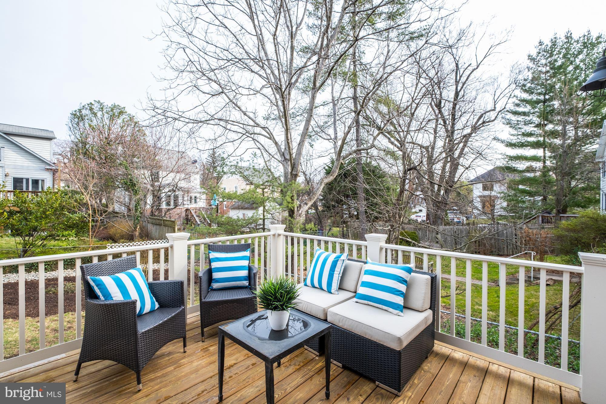4405 Ridge Street Chevy Chase, MD 20815 - Photo 28 of 30 Deck view 1