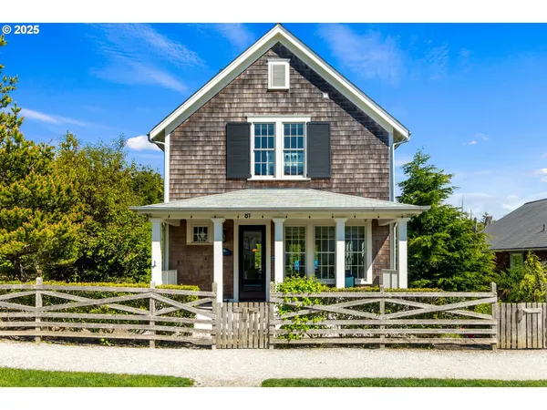 a front view of a house with a porch