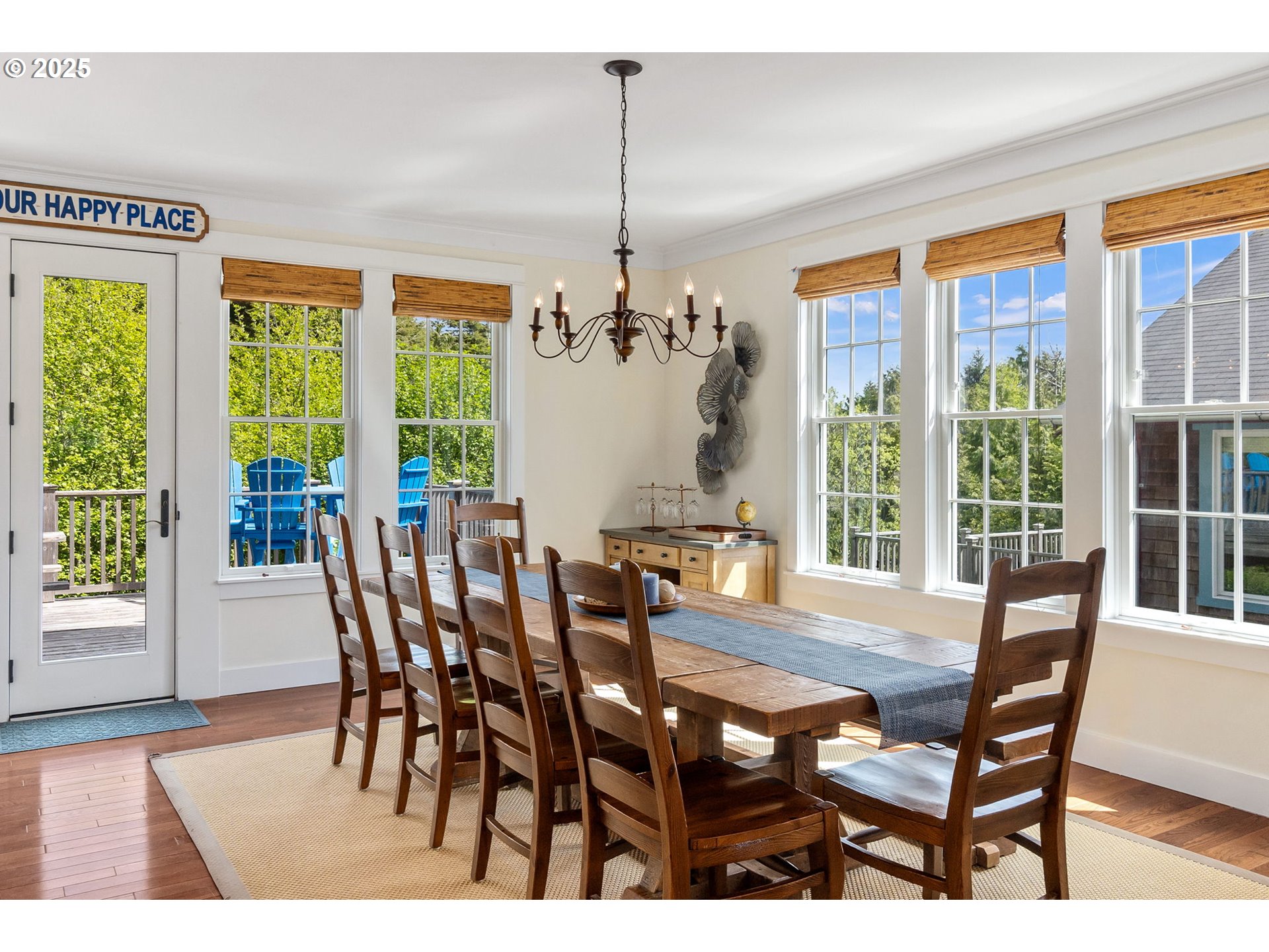 81 Compass Street Pacific Beach, WA 98571 - Photo 16 of 47 a view of a dining room with furniture window and wooden floor