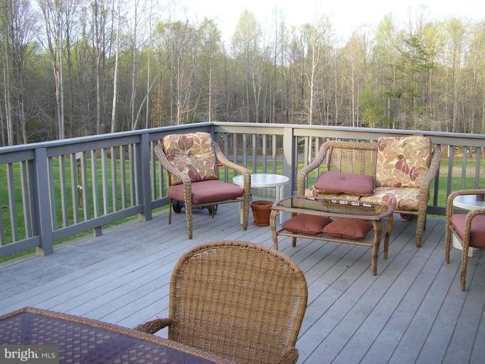 7501 Scotts Farm Road Spotsylvania, VA 22553 - Photo 23 of 23 Deck has great view of 5 peaceful acres!