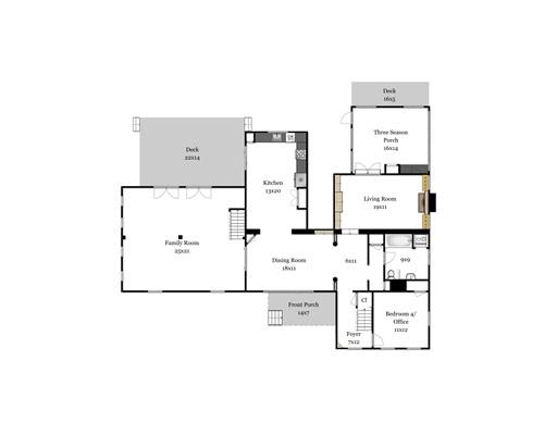 1001 Depot Road Boxborough, MA 01719 - Photo 32 of 34 a picture of a floor plan