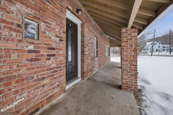 a view of an entrance door of the house