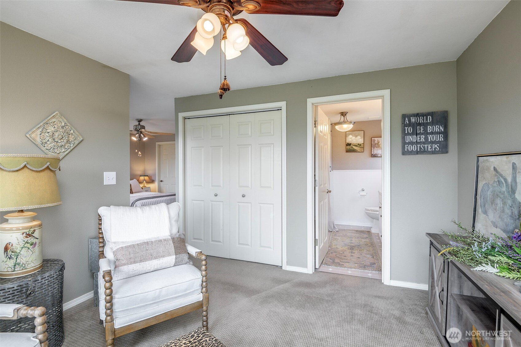 1310 Sequalish Street Steilacoom, WA 98388 - Photo 19 of 30 a living room with furniture and a chandelier