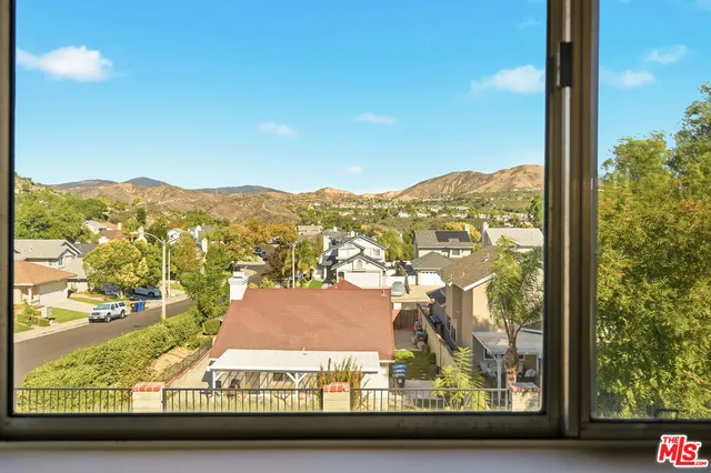 a view of city from balcony