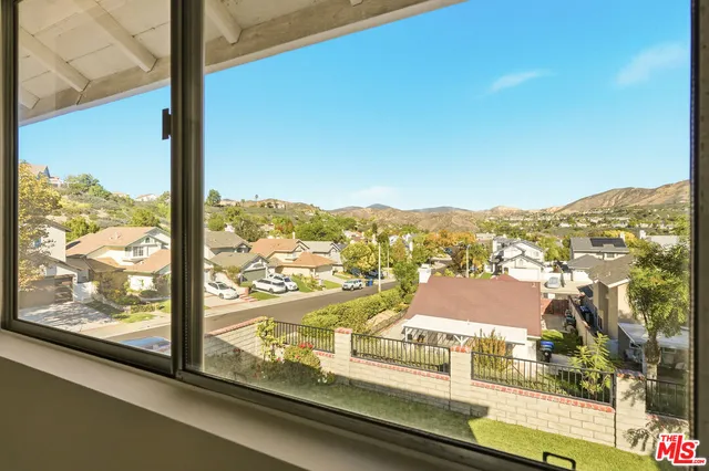 a view of a city from a window