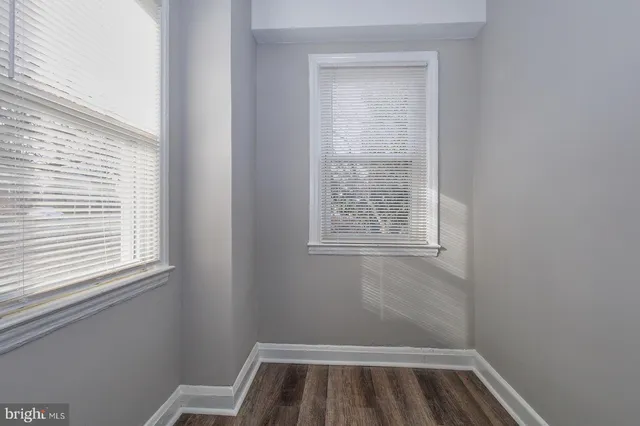 a small space with a window