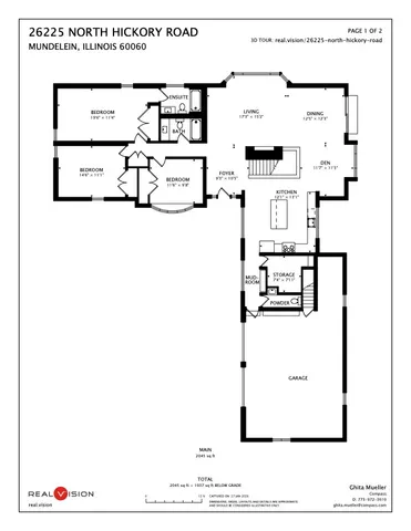 $749,900 | 26225 North Hickory Road, Mundelein, IL 60060