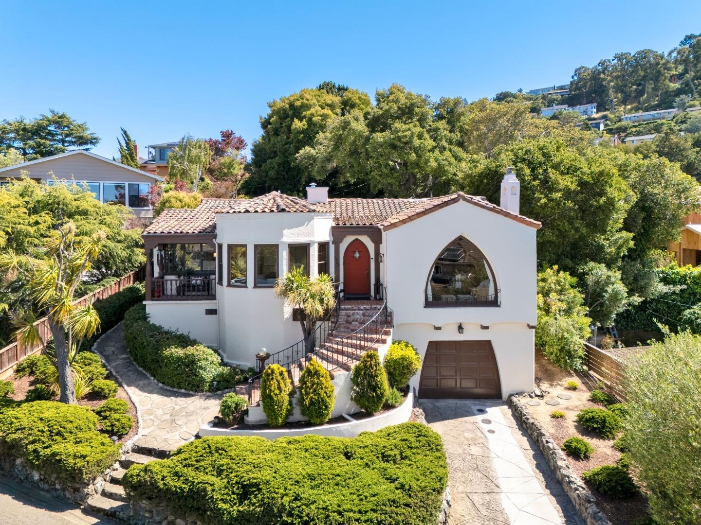 1564 Molitor Road Belmont, CA 94002 - Photo 1 of 1 a front view of house with yard and outdoor seating