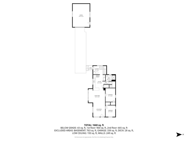 a black and white photo of a room