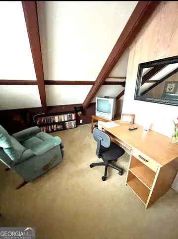 a room with gym equipment