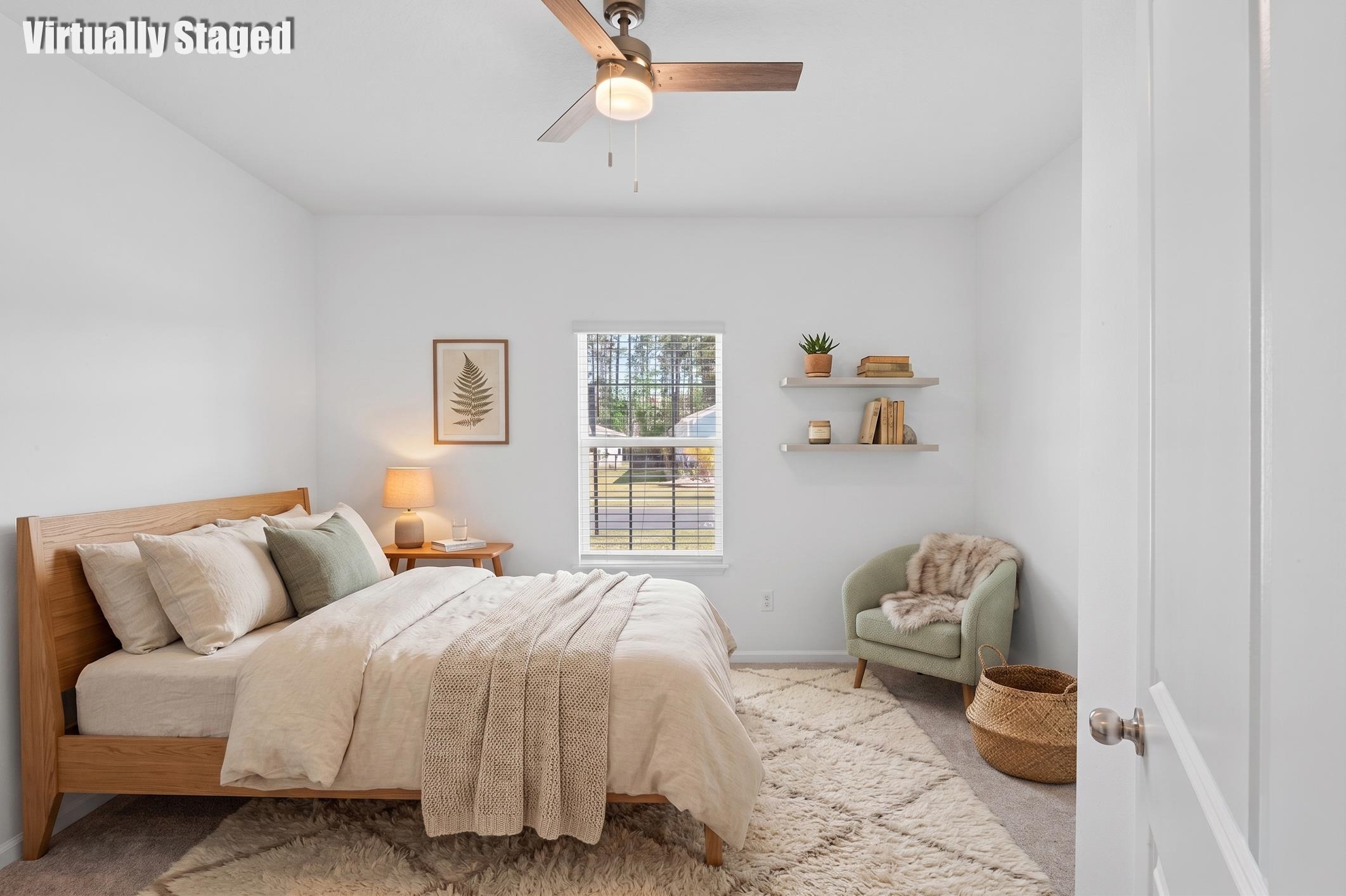 210 White Rabbit Run St. Augustine, FL 32092 - Photo 18 of 85 a bedroom with a bed and a couch