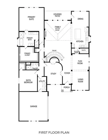 a view of a livingroom with a ceiling fan and wooden floor