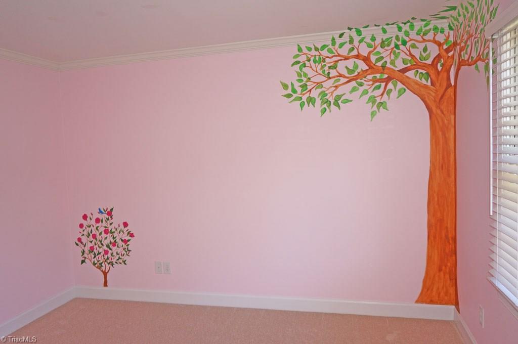 5250 Mountain View Road Winston-Salem, NC 27104 - Photo 14 of 26 Bedroom with custom mural.