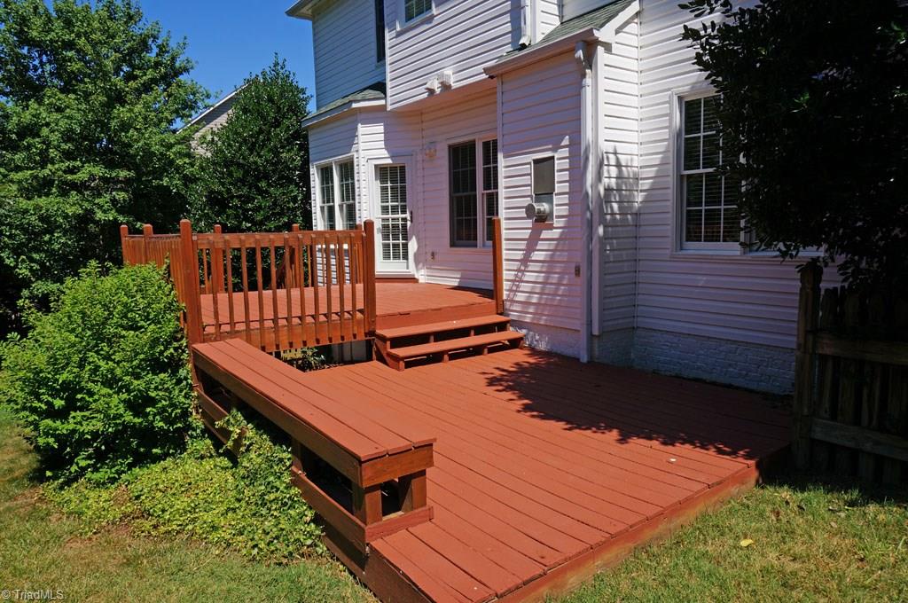 5250 Mountain View Road Winston-Salem, NC 27104 - Photo 23 of 26 Extra large, newly stained & sealed deck.