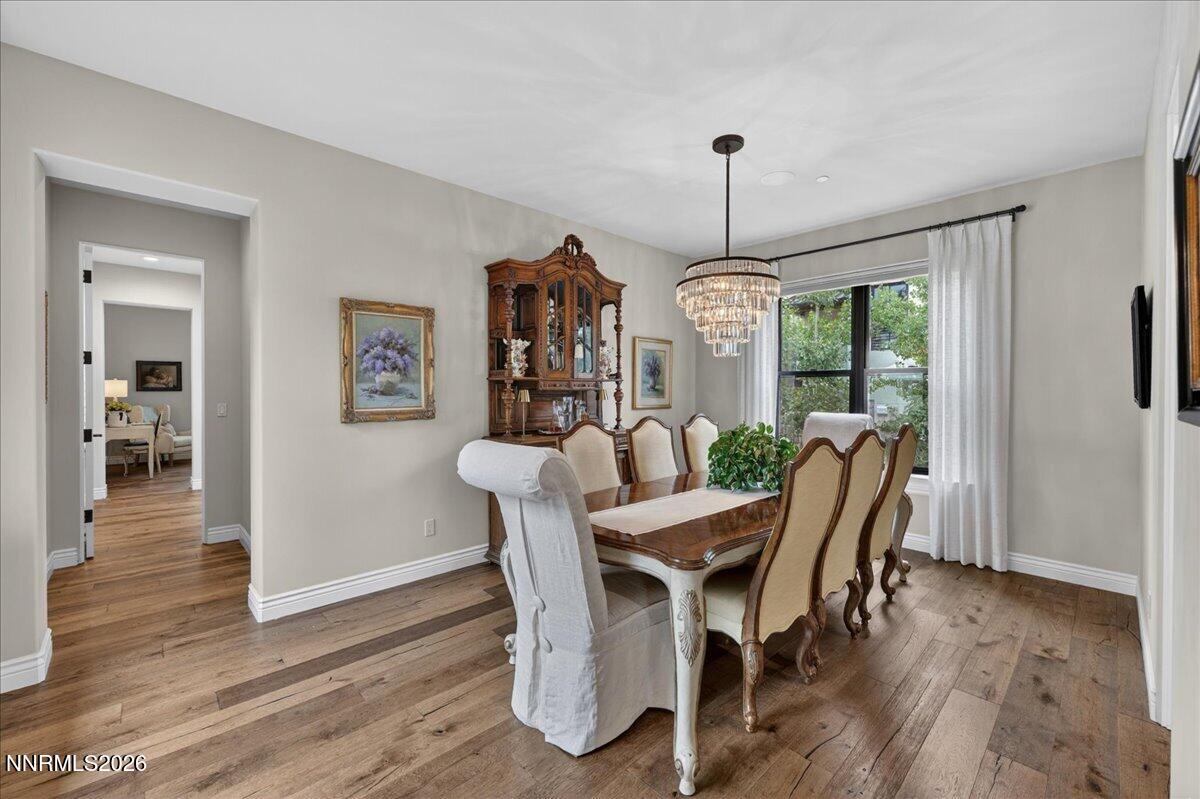 5096 Bordeaux Court Reno, NV 89511 - Photo 31 of 70 a dining room with furniture window wooden floor
