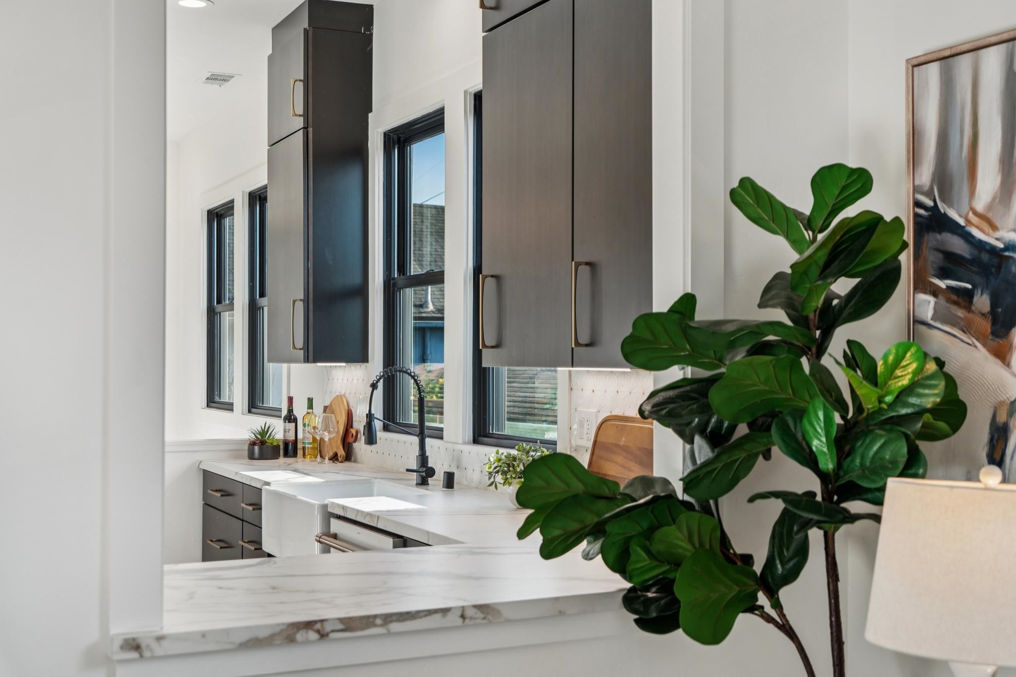 1308 Court Street Alameda, CA 94501 - Photo 11 of 60 Kitchen featuring light countertops, healthy amount of natural light, and modern cabinets