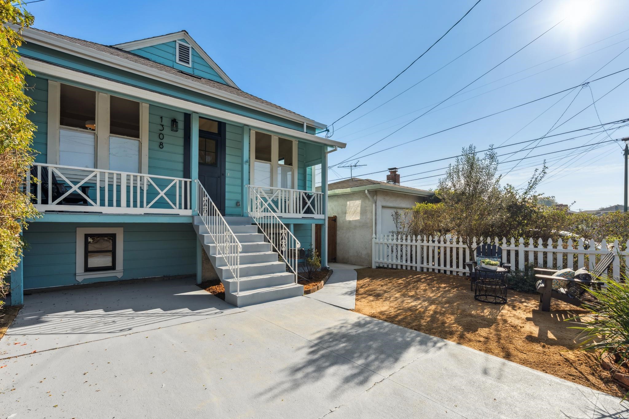 1308 Court Street Alameda, CA 94501 - Photo 2 of 60 View of front facade featuring covered porch and stairs
