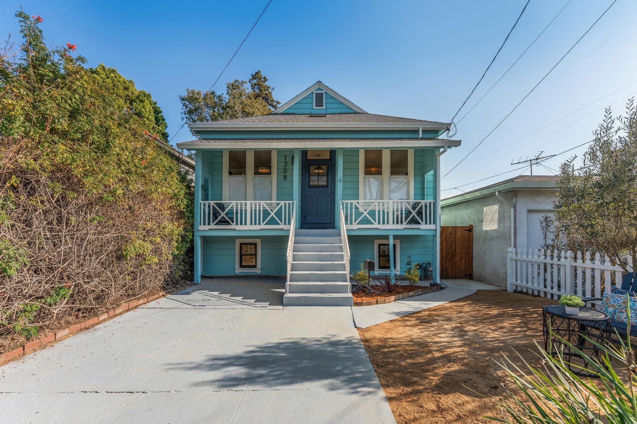 1308 Court Street Alameda, CA 94501 - Photo 3 of 60 View of front facade with a porch and stairway