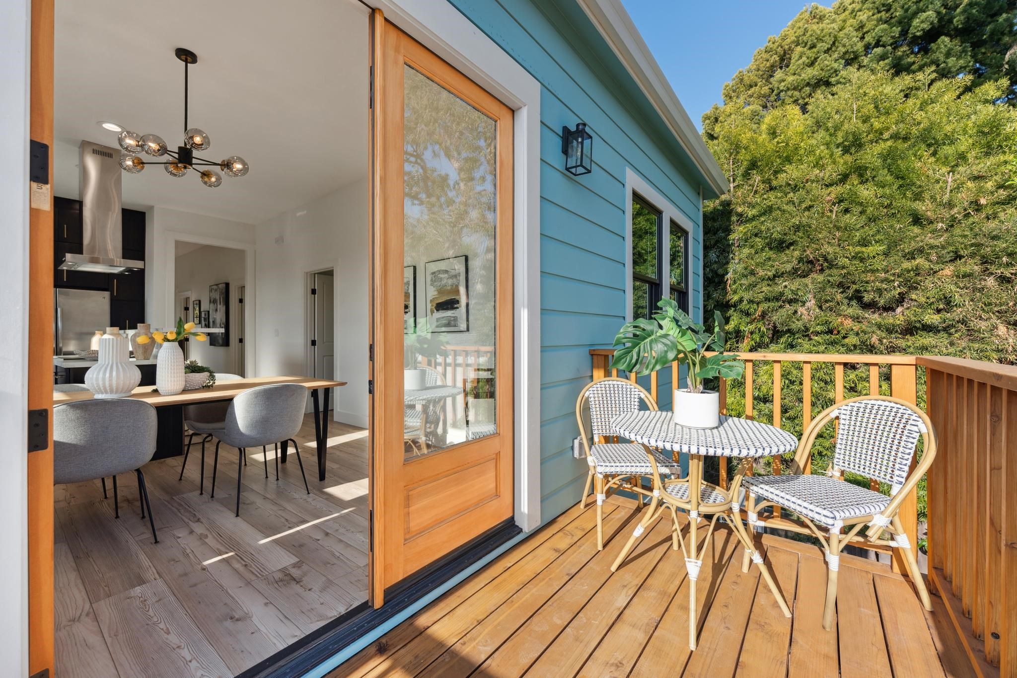 1308 Court Street Alameda, CA 94501 - Photo 34 of 60 Deck featuring outdoor dining area and ceiling fan