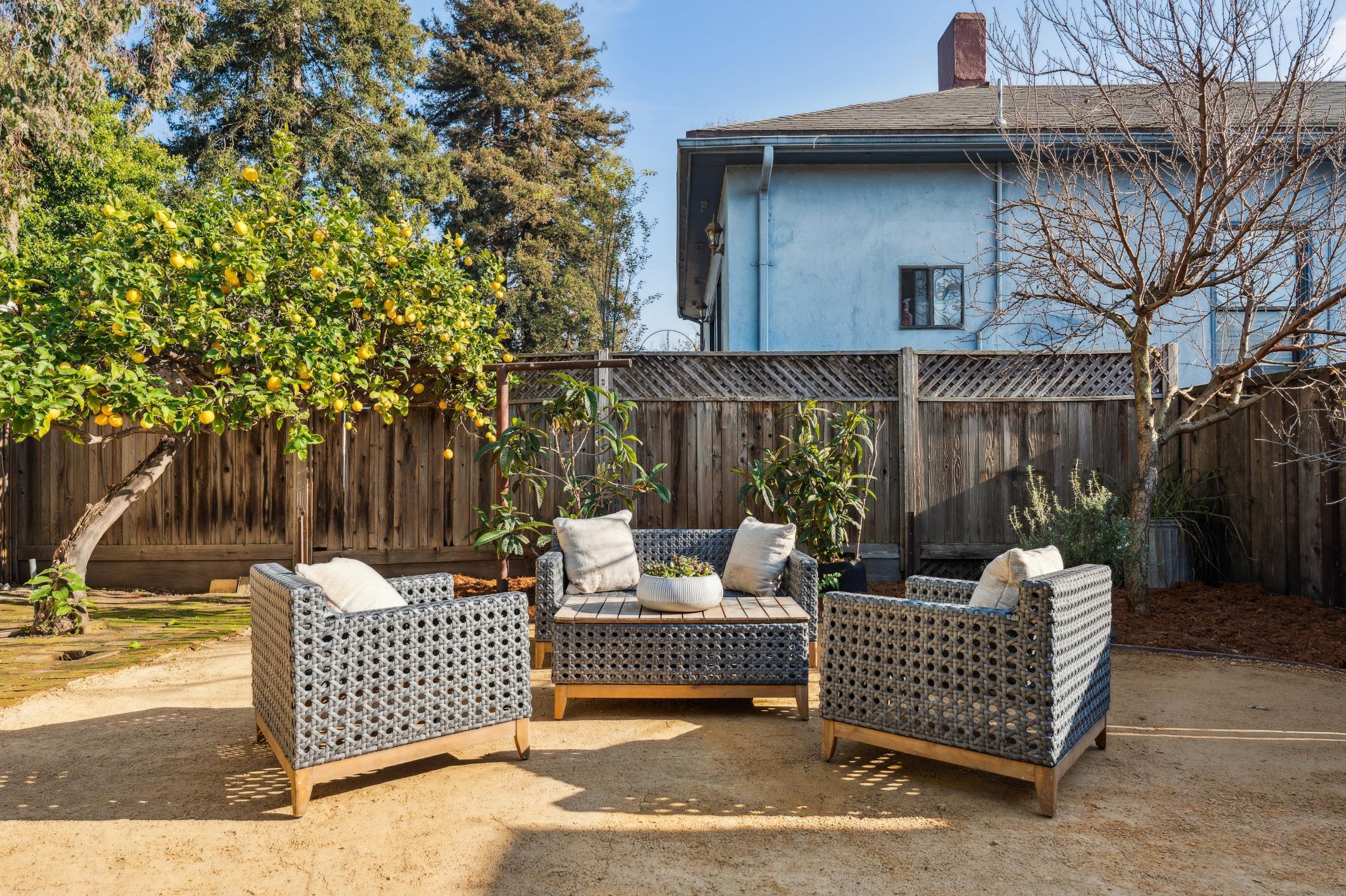 1308 Court Street Alameda, CA 94501 - Photo 58 of 60 Fenced backyard with a patio