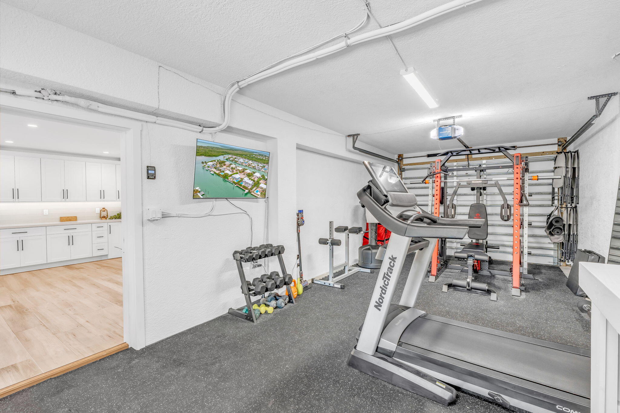 116 Ave G Marathon, FL 33050 - Photo 40 of 68 Downstairs Gym and Kitchen