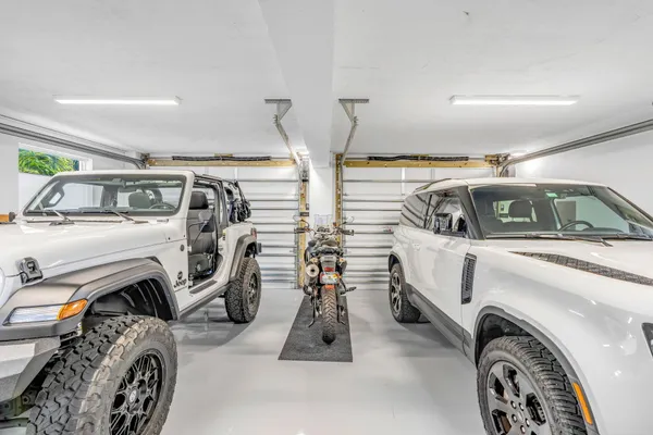 a view of a balcony with an outdoor space
