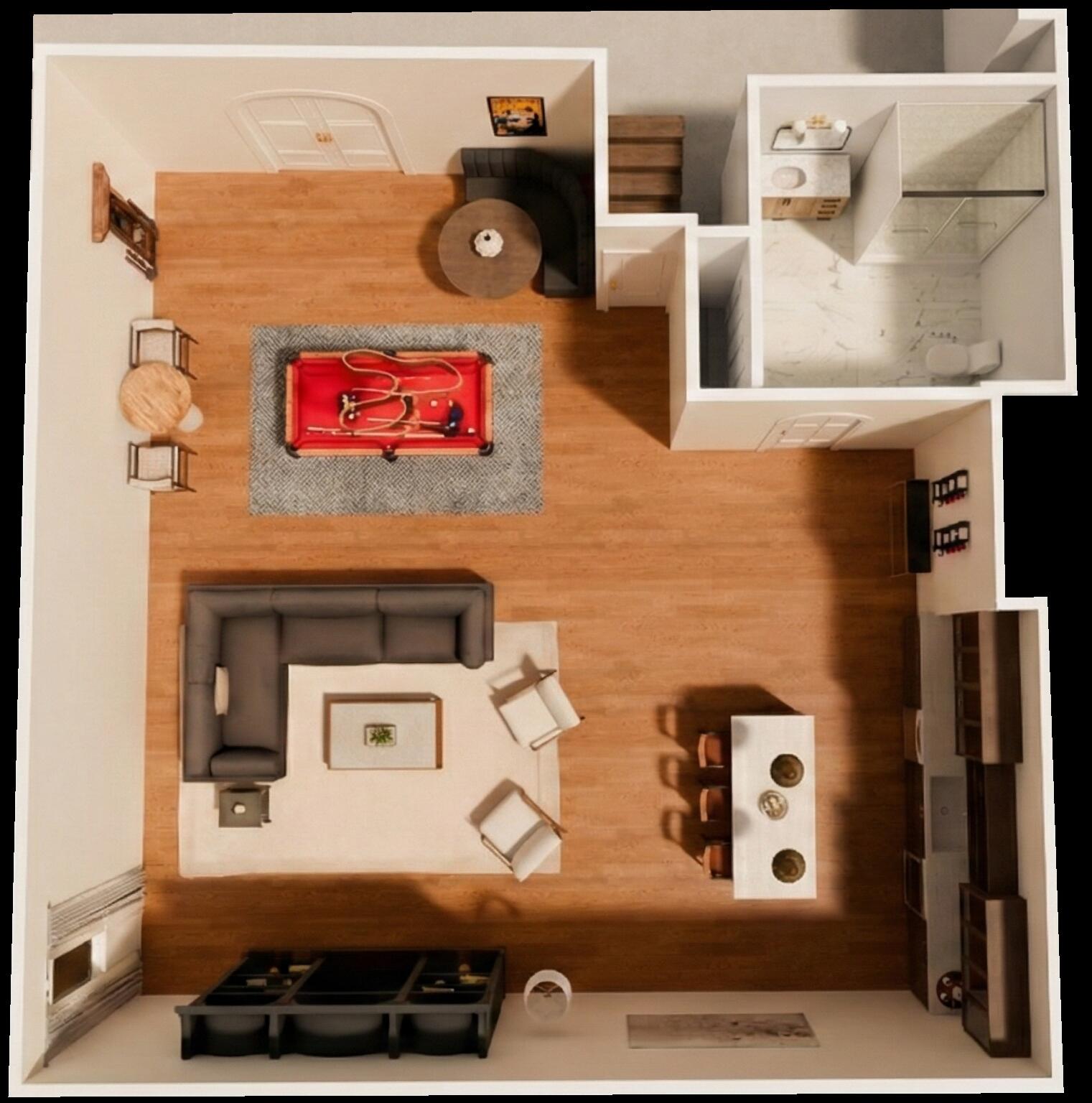 W79N417 Ridgeway Lane Cedarburg, WI 53012 - Photo 32 of 35 Basement Rendering