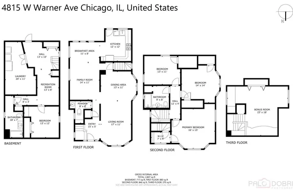 $649,000 | 4815 West Warner Avenue, Chicago, IL 60641