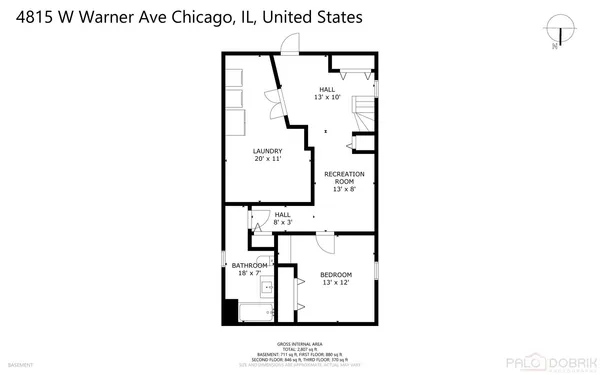 $649,000 | 4815 West Warner Avenue, Chicago, IL 60641