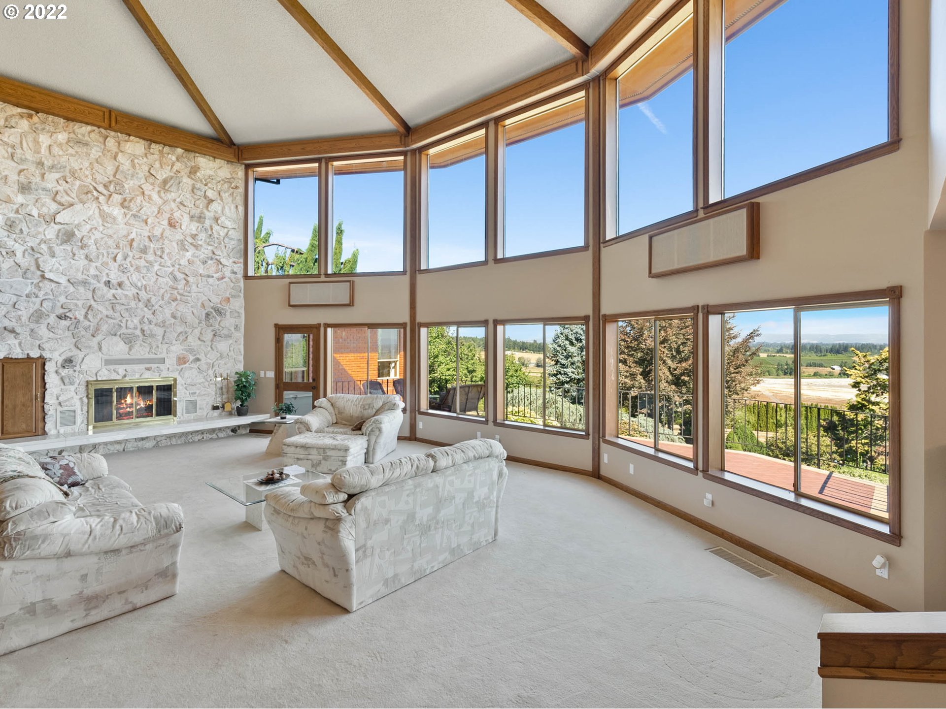 38000 Southwest Nursery Road Cornelius, OR 97113 - Photo 5 of 40 a living room with furniture and a large window