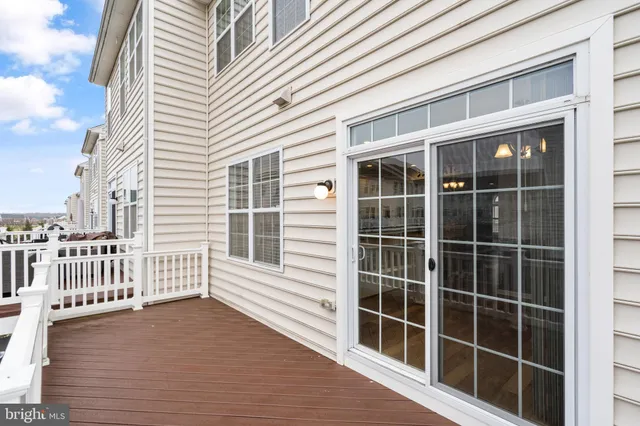 a view of a balcony with a window