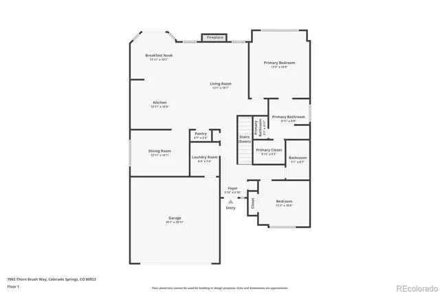 $535,000 | 7003 Thorn Brush Way, Colorado Springs, CO 80923