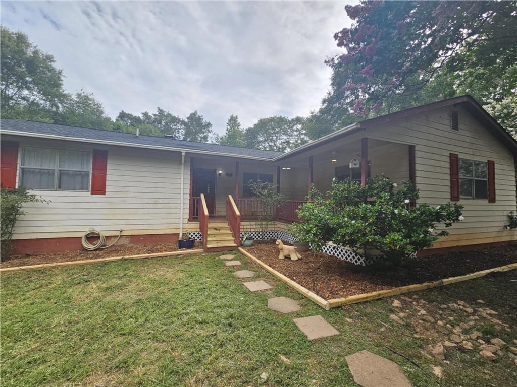 Front Entry with Covered Porch