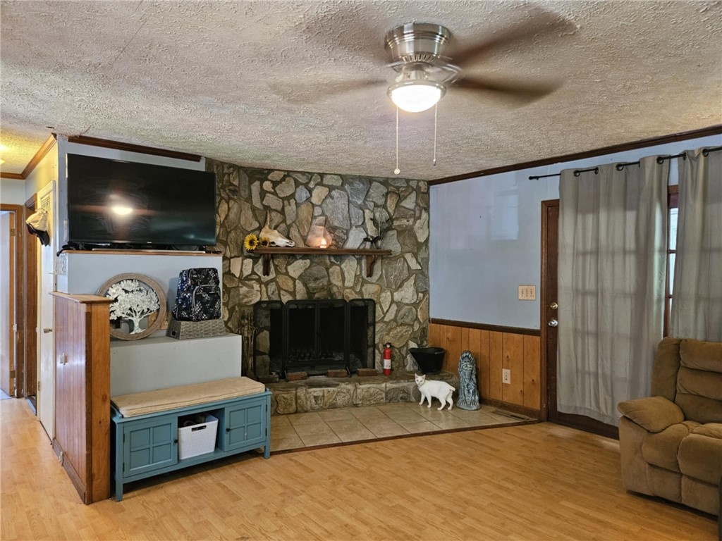 Beautiful Stone Fireplace