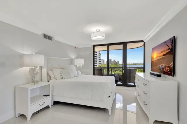 a view of a city with tall buildings