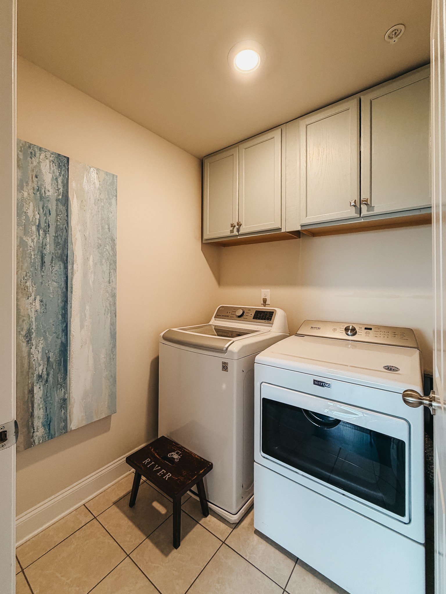 1251 June Wilde Ridge Spring Hill, TN 37174 - Photo 58 of 75 a view of storage and utility room with washer and dryer