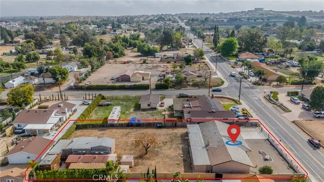 an aerial view of a city with lots of residential buildings