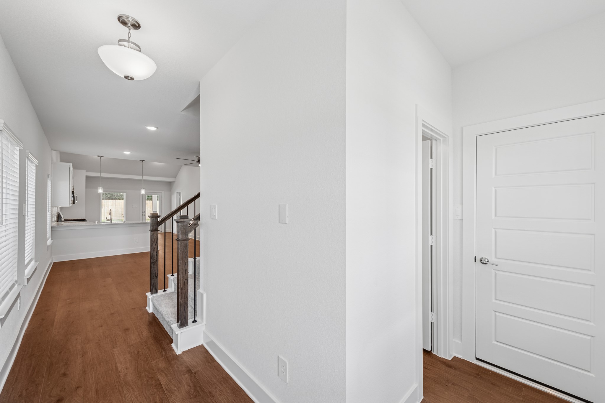 20518 Draper Road Tomball, TX 77377 - Photo 16 of 46 a view of entryway with wooden floor