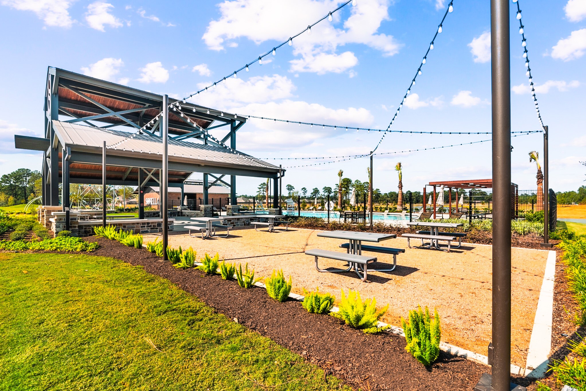 20518 Draper Road Tomball, TX 77377 - Photo 45 of 46 a view of a swimming pool with outdoor seating