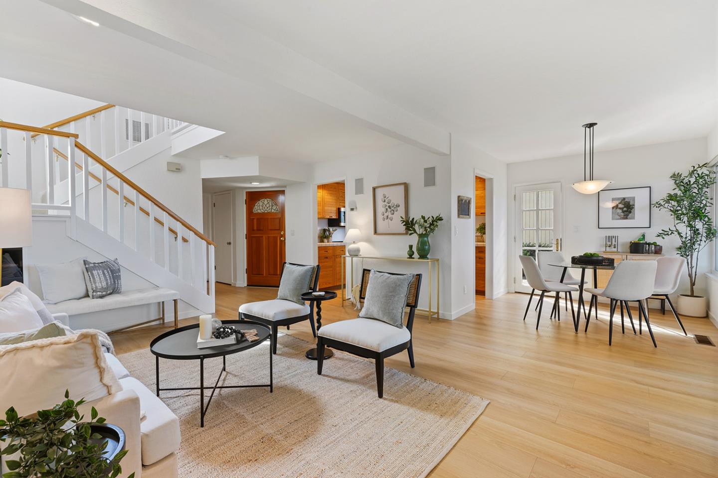 11 Berkeley Court Santa Cruz, CA 95062 - Photo 13 of 50 a living room with furniture and a wooden floor