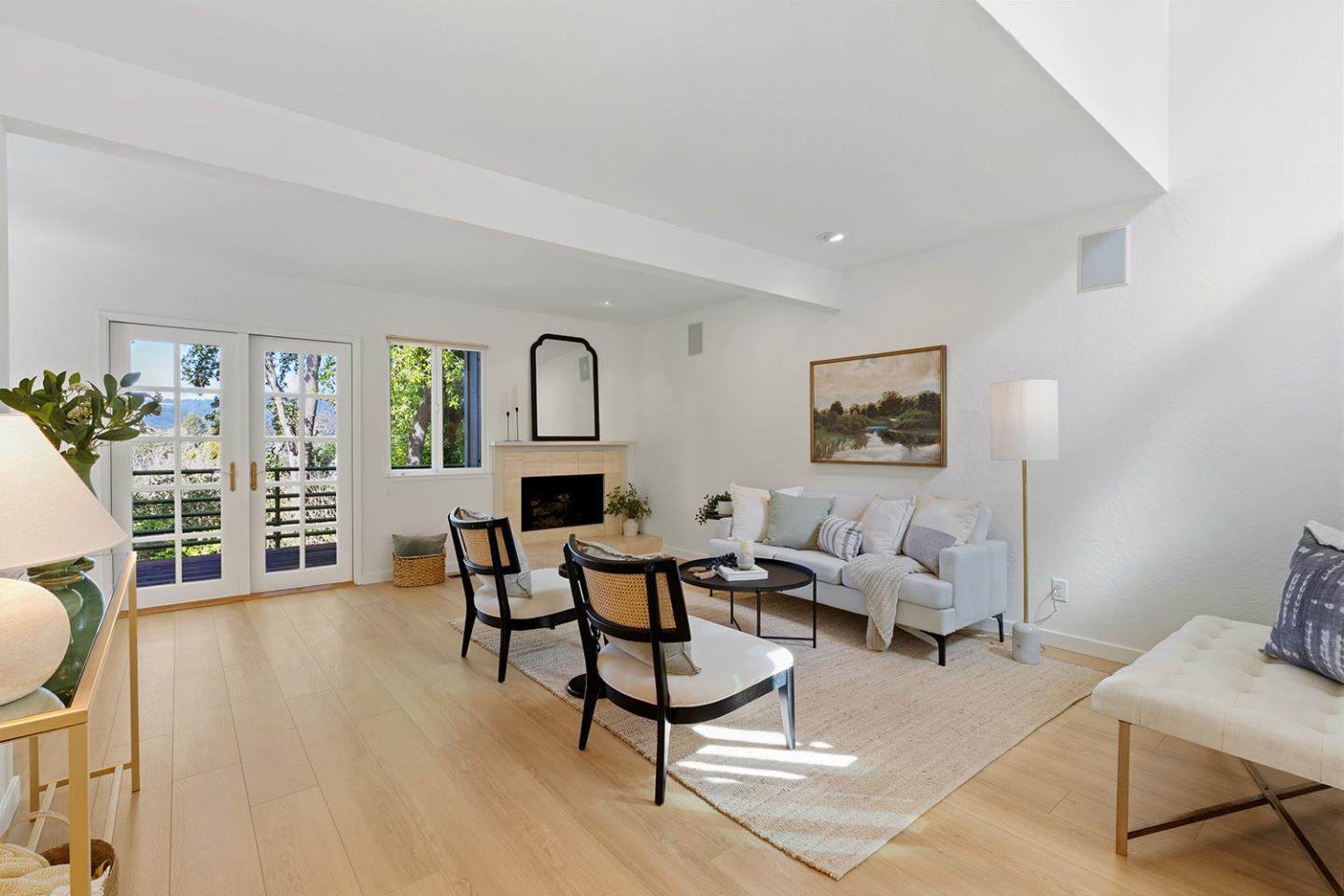 11 Berkeley Court Santa Cruz, CA 95062 - Photo 14 of 50 a living room with furniture and a wooden floor