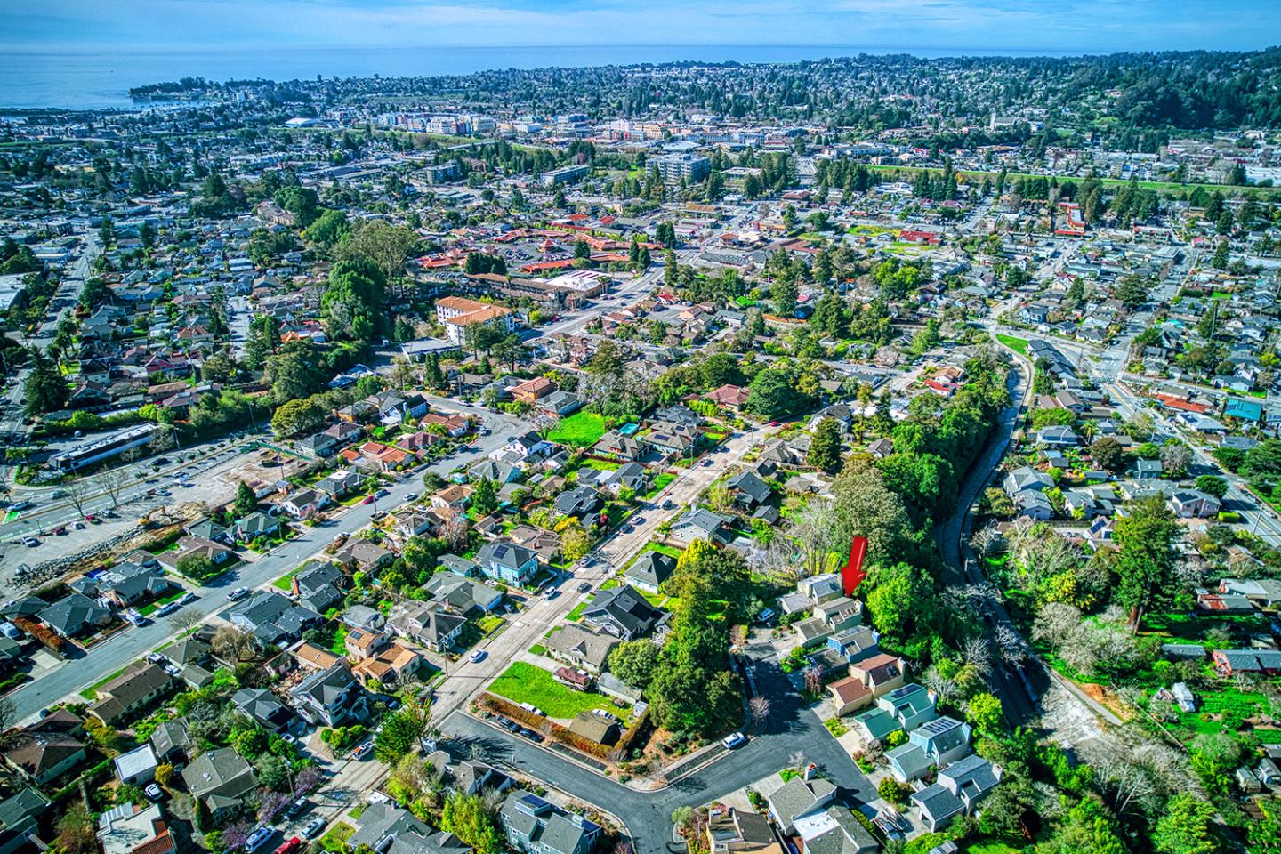 11 Berkeley Court Santa Cruz, CA 95062 - Photo 48 of 50 an aerial view of multiple house with yard