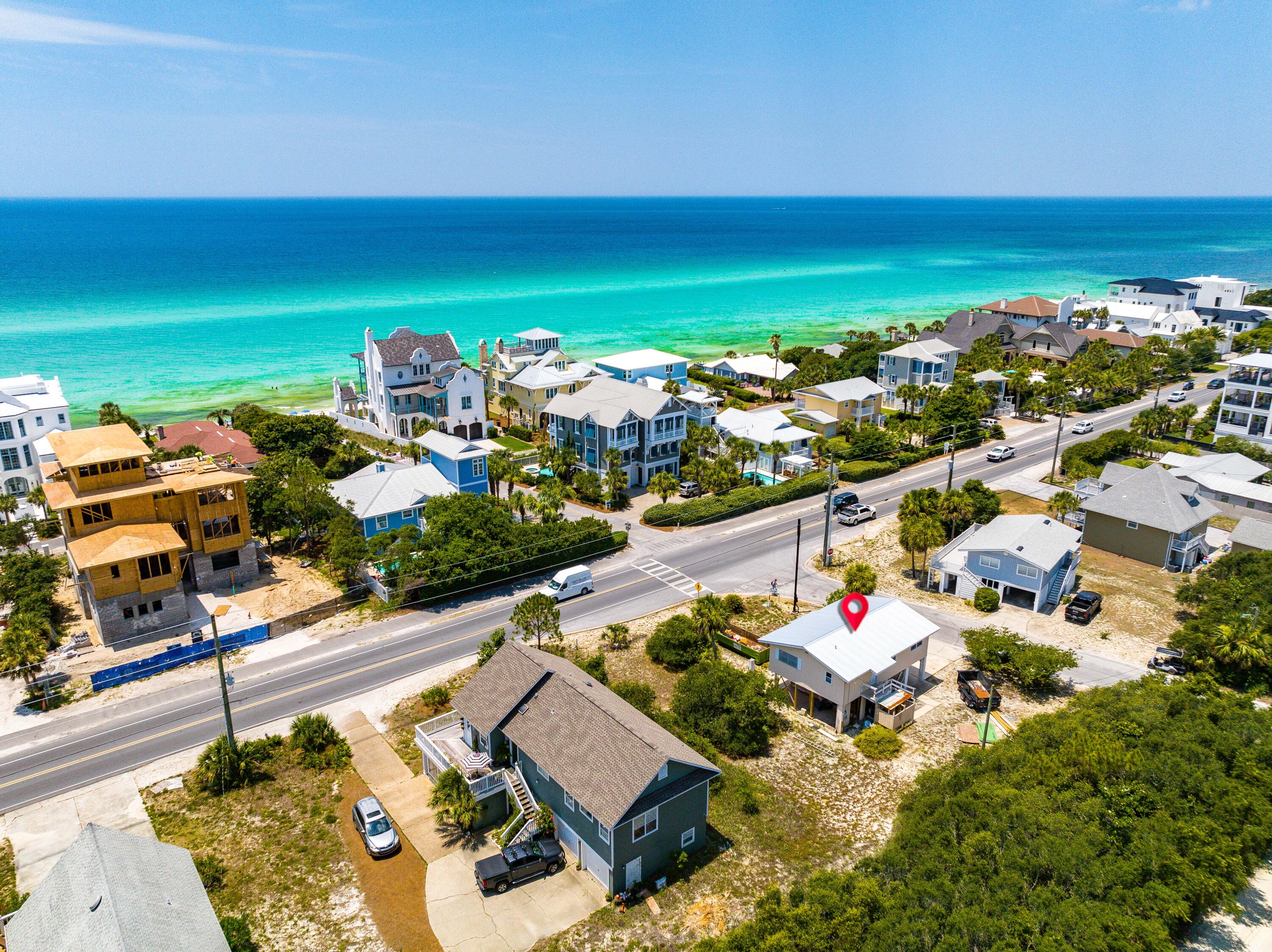 3139 East County Highway 30A Santa Rosa Beach, FL 32459 - Photo 3 of 16 an aerial view of residential houses with outdoor space