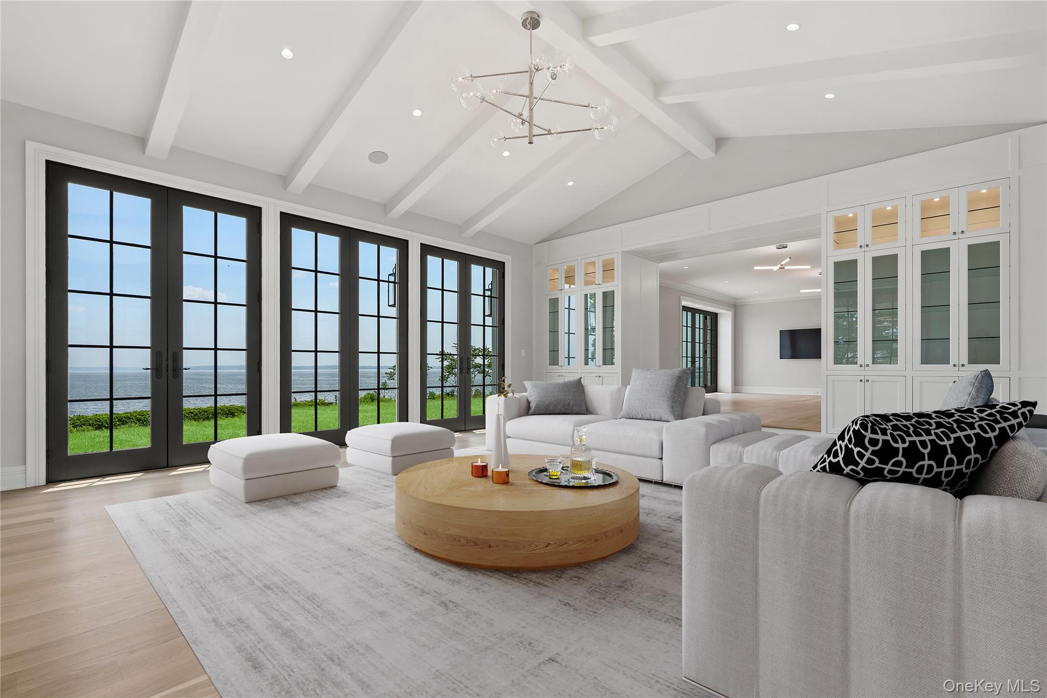 104 Premium Point Larchmont, NY 10538 - Photo 12 of 36 a living room with furniture and a large window