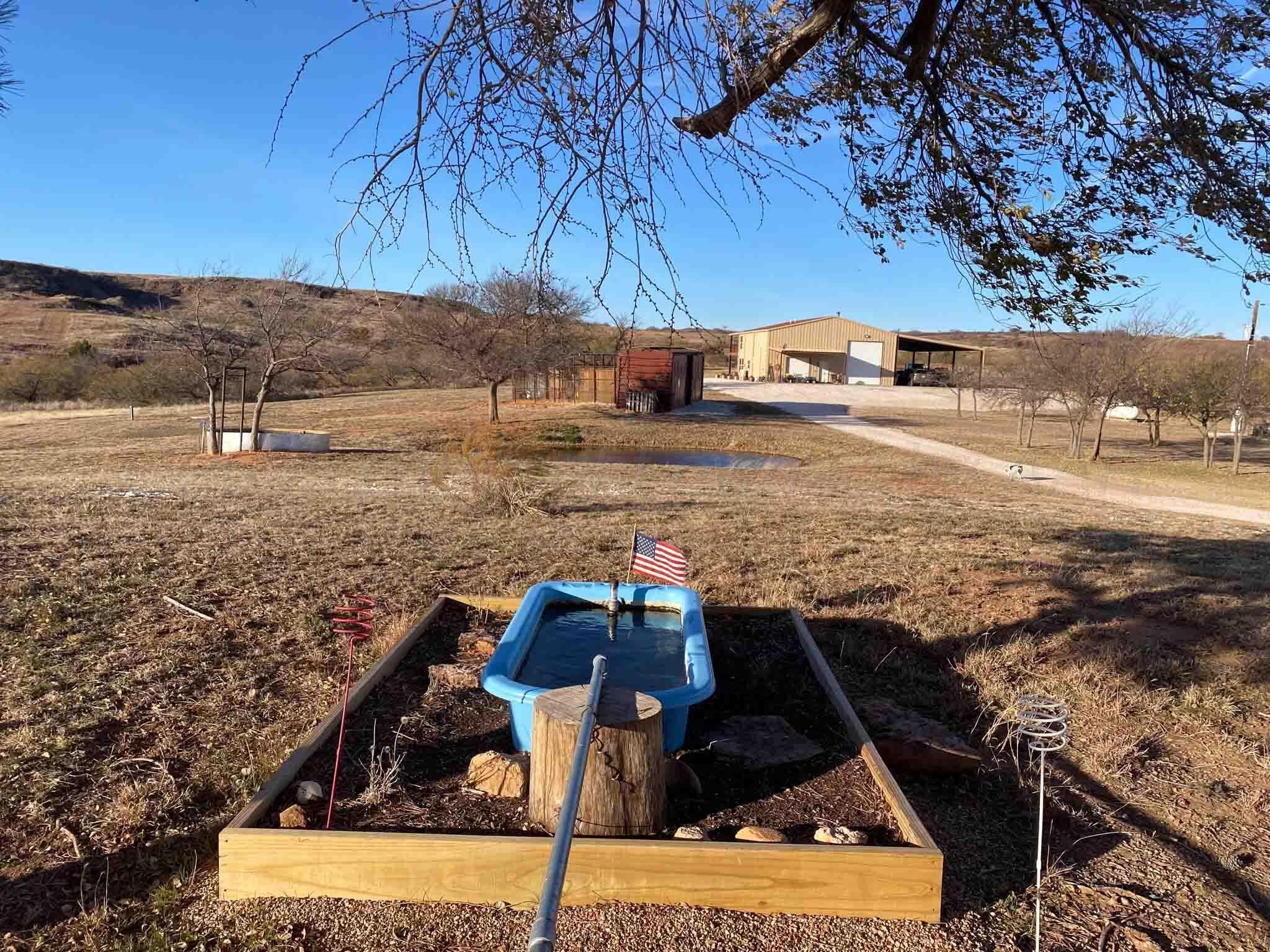 140 Mm Ranch Shamrock, TX 79079 - Photo 72 of 76 a view of a yard with wooden fence