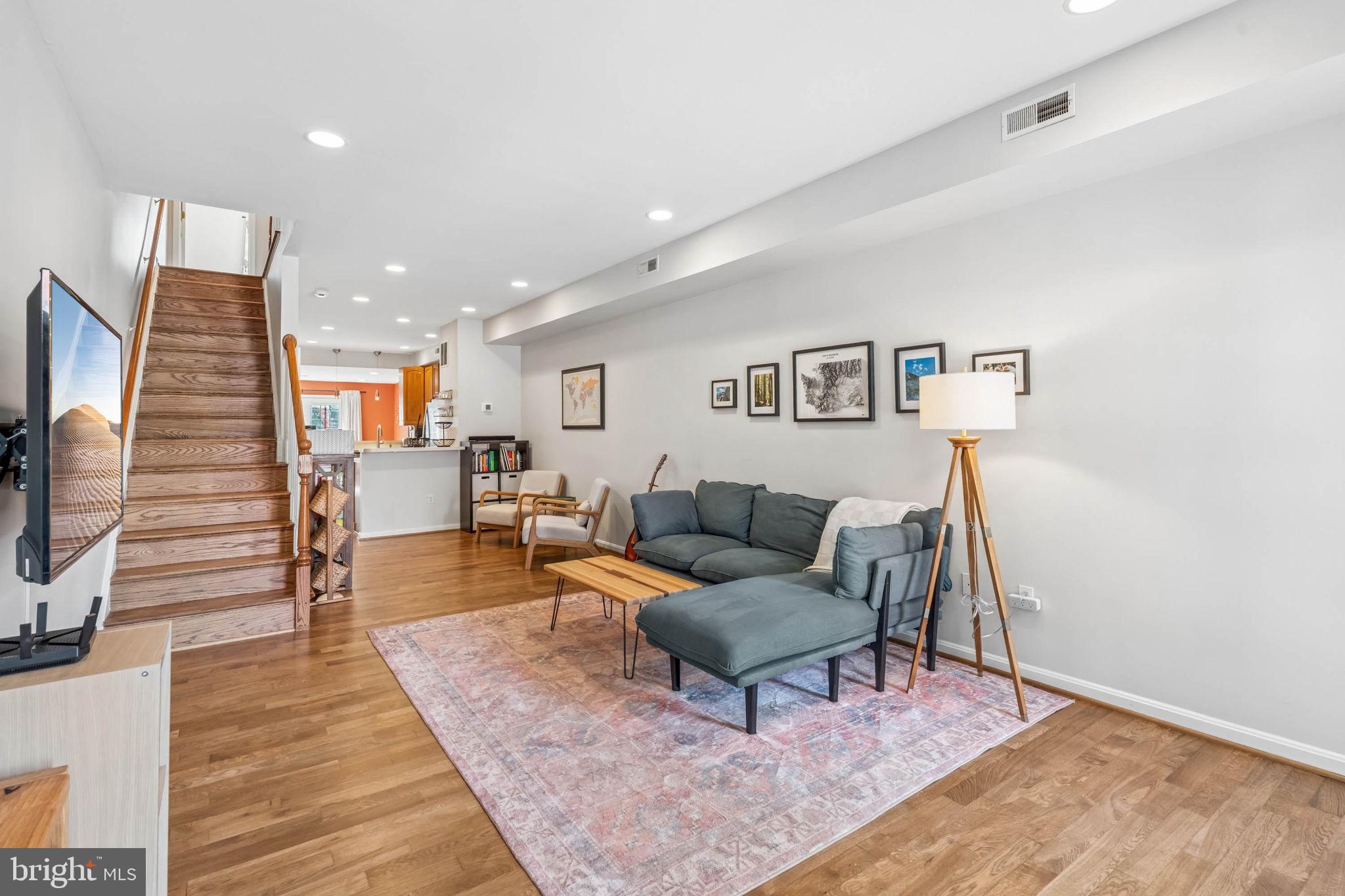 3005 Keswick Road Baltimore, MD 21211 - Photo 4 of 46 Bright living room with hardwood floors